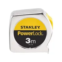 Stanley rolbandmaat - Powerlock metaal - 12.7 mm x 3 m - met stop - 0-33-218 - thumbnail
