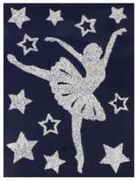 Raamsticker danseres 40 cm | 24 stuks - thumbnail