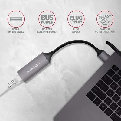 AXAGON ADE-TR Netwerkadapter 1000 MBit/s Gigabit-LAN (1 Gbit/s), USB-A 3.0 AXAGON ADE-TR Netwerkadapter 1000 MBit/s Gigabit-LAN (1 Gbit/s), USB-A 3.0