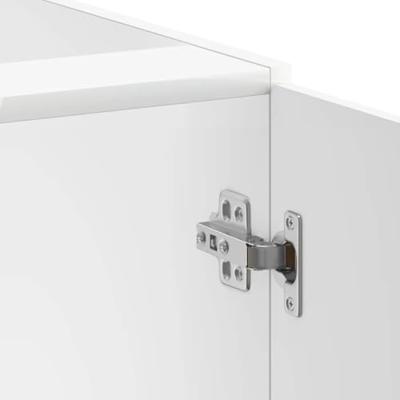 Spoelbakonderkast Lucca bewerkt hout hoogglans wit