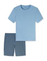 Schiesser Schiesser Pyjama Short pacific blue 181157 56/XXL - thumbnail