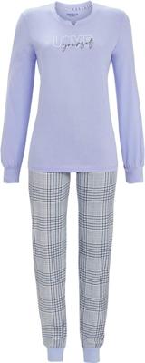 Katoenen Ringella pyjama blauw Katoenen Ringella pyjama blauw
