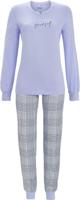 Katoenen Ringella pyjama blauw - thumbnail
