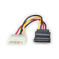 ROLINE stroomadapterkabel 4 pol. / SATA haaks, 0,1 m - thumbnail