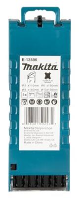 Makita E-13596 Steen-spiraalboorset 4-delig 5 mm, 6 mm, 8 mm, 10 mm SDS-Plus 1 set(s)
