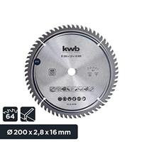 kwb 587168 Hardmetaal-cirkelzaagblad 200 x 16 mm 1 stuk(s) - thumbnail