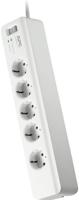 APC by Schneider Electric PM5-GR Overspanningsveilige stekkerdoos 5-voudig Wit Randaarde stekker 1 stuk(s) - thumbnail