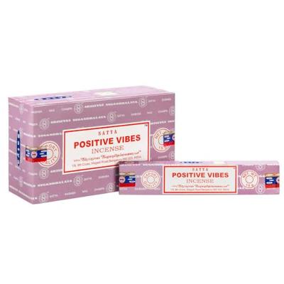 Satya Positive Vibes Wierook 15 Grams Doos 12 Pakjes