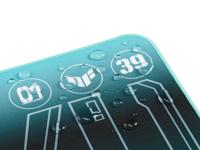 ASUS TUF Gaming P1 Hatsune Miku Edition Game-muismat Turkoois - thumbnail