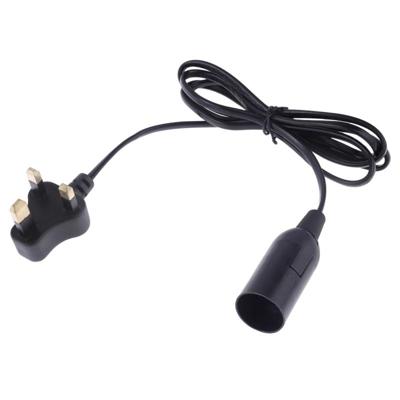 E14 Wire Cap lamp houder kroonluchter stopcontact met 1 2 m verlengkabel kleine UK plug (zwart) E14 Wire Cap lamp houder kroonluchter stopcontact met 1 2 m verlengkabel kleine UK plug (zwart)