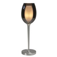 Highlight TafellampBelle nikkel met smoke glas - T1142.19 - thumbnail
