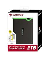 Transcend StoreJet® 25M3C 2 TB Externe harde schijf (2,5 inch) USB-C 3.2 Gen 2 Donkergrijs TS2TSJ25M3C - thumbnail