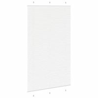 Pliss rolgordijn 120x200 cm stofbreedte 119,4cm polyester wit - thumbnail