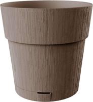 STEFANPLAST ETHICA Bloempot - 2 L - 40 x h39 cm - Met waterreservoir - Taupe - thumbnail