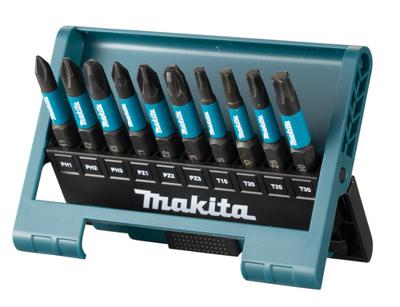 Makita Accessoires E-12011 Slagschroefbitset | 10-delig | X Impact Black - E-12011 - thumbnail