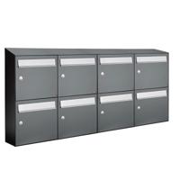 Allux Flow Set 4-Breed, 2-Hoog Met Dak Antraciet - 40040065_4x2d - thumbnail