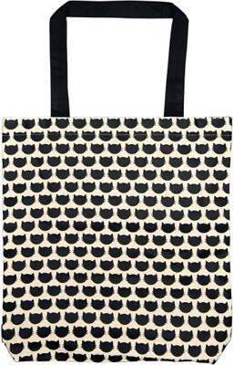 Moses boodschappentas Ed, the cat 10 liter zwart/wit