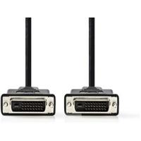 Nedis CCGP32001BK100 Dvi-kabel Dvi-d 24+1-pins Male Dvi-d 24+1-pins Male 10,0 M Zwart - thumbnail