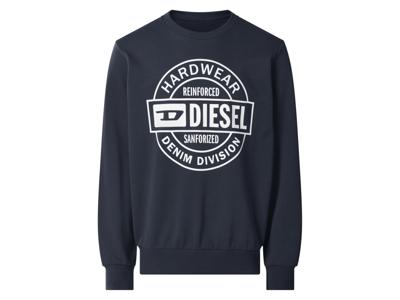 DIESEL Heren sweater (Marineblauw, M)