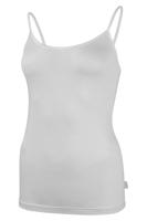 Boru Bamboo 2-pack dames spaghetti hemd - Hemdjes dames - Zwarte en witte hemdjes met smalle bandjes - thumbnail