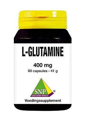 SNP L-Glutamine 400mg puur 60 Vegetarische capsules