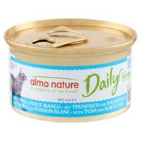 Almo Nature Daily Mousse met tonijn en witvis natvoer kat (85 g) 24 x 85 g - thumbnail