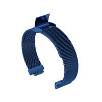 Fitbit Inspire Milanese bandje met gesp - Maat: Small - Blauw - thumbnail