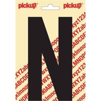 Plakletter Nobel Sticker letter N zwart Pickup - Pickup - thumbnail