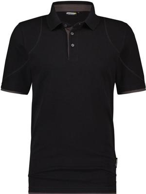 DASSY polo orbital zwart/grijs xl