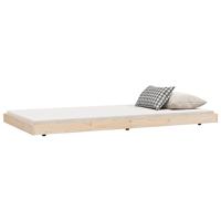 Bedframe zonder matras massief grenenhout 90x200 cm - thumbnail