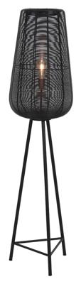 Light & Living Vloerlamp 'Adeta' mat zwart, 147cm hoog