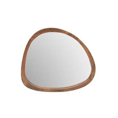 Brix Spiegel 'Joy' Mangohout, 70 x 80cm, kleur Bruin Brix Spiegel 'Joy' Mangohout, 70 x 80cm, kleur Bruin