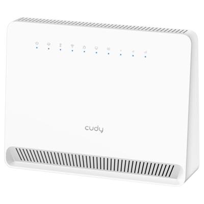 Cudy Ontgrendelde 4G LTE Cat 4 Snelle Modemrouter met SIM-kaartsleuf, AC1200 WiFi, OpenVPN, Wireguard, IPsec, VPN-client, Interno-antennes, Mesh, LT500E