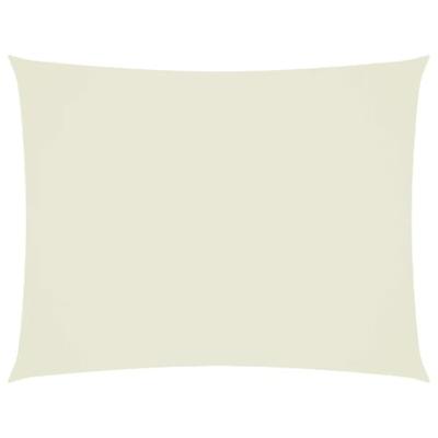 Zonnescherm rechthoekig 3x6 m oxford stof crmekleurig