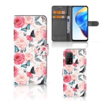 Xiaomi Mi 10T Pro | Mi 10T Hoesje Butterfly Roses - thumbnail
