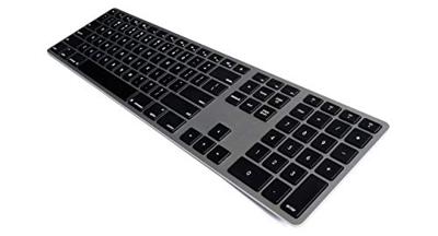 Matias Draadloos Toetsenbord US QWERTY met Backlight voor MacBook space grey