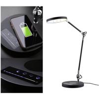 Paulmann Numis 78910 LED-bureaulamp LED LED vast ingebouwd 11 W Zwart - thumbnail