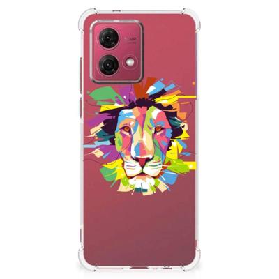 Motorola Moto G84 Stevig | Bumper Hoesje | Lion Color Motorola Moto G84 Stevig | Bumper Hoesje | Lion Color