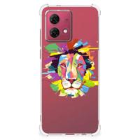 Motorola Moto G84 Stevig | Bumper Hoesje | Lion Color - thumbnail