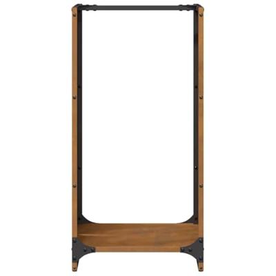 VidaXL Brandhoutrek 40x30x80 cm weervast staal VidaXL Brandhoutrek 40x30x80 cm weervast staal