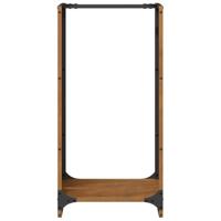 Brandhoutrek 40x30x80 cm weervast staal - thumbnail