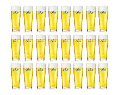 Heineken ellipse glas (24x 25cl)