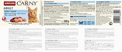 ANIMONDA Carny Adult Chicken and salmon - nat kattenvoer - 200g