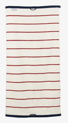 Carl Ross Carl Ross Saunahanddoek 17300 Offwhite/Deep Red 70x200