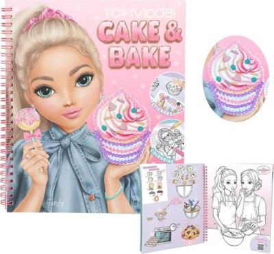 Topmodel Cake & Bake Kleurboek Met Pailletten