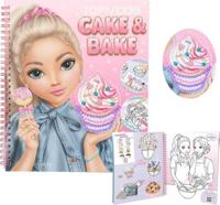 Topmodel Cake & Bake Kleurboek Met Pailletten - thumbnail