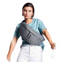 Atlantis BG143 Oversized Cross Body Bag - Black - 47 x 20 x 8 cm - thumbnail