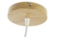 Plafondlamp DKD Home Decor Wit Polyester Bamboe (40 x 40 x 52 cm) - thumbnail