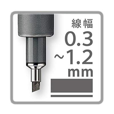 Staedtler pigment liner fineliner, beitelpunt, schrijfbreedte 2 mm, zwart