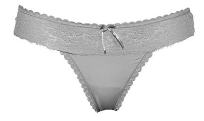 J&C dames string Kant 1605 - Kanten microfiber dames string